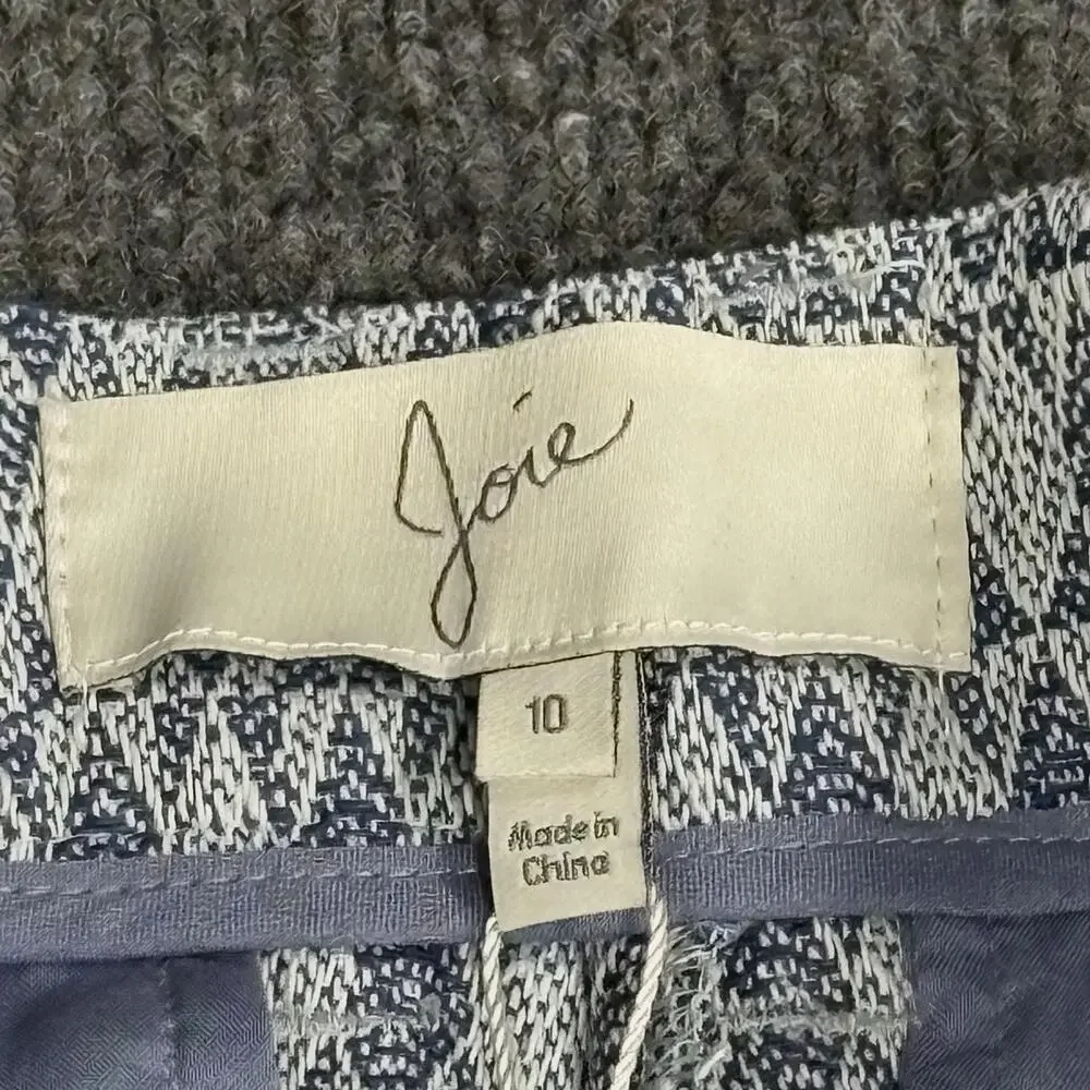 Joie Shorts Womens 10 Johnetta Linen Blend New